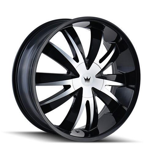 Mazzi Edge 337 Gloss Black W/ Machined Face - Part Number 337-22809B Mazzi Edge 337 Gloss Black W/ Machined Face Photo