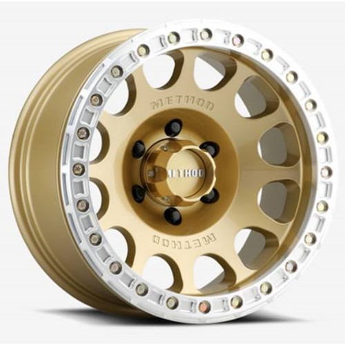 Method Race MR105 Beadlock Gold - Part Number MR10579060138B Method Race MR105 Beadlock Gold Photo