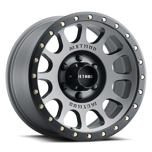 Method Race MR305 NV Titanium W/ Matte Black Lip - Part Number MR30578560800 Method Race MR305 NV Titanium W/ Matte Black Lip Photo