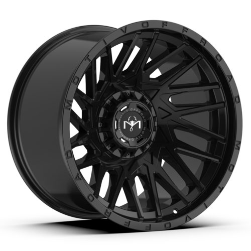 Motiv Off Road Mutant 424 Gloss Black - Part Number 424B-2106825 Motiv Off Road Mutant 424 Gloss Black Photo
