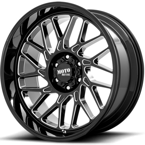 Moto Metal MO805 Gloss Black Milled - Part Number MO80522087318N Moto Metal MO805 Gloss Black Milled Photo