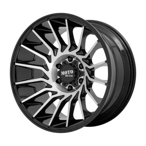 Moto Metal MO807 Gloss Black Machined - Part Number MO80722280544N Moto Metal MO807 Gloss Black Machined Photo