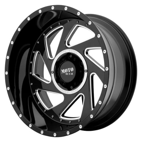 Moto Metal MO989 Change Up Black W/ Milled Spokes - Part Number MO98921258344N Moto Metal MO989 Change Up Black W/ Milled Spokes Photo