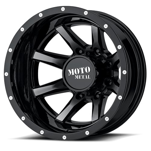 Moto Metal MO995 Gloss Black W/ Machined Face Rear - Part Number MO995765803140N Moto Metal MO995 Gloss Black W/ Machined Face Rear Photo