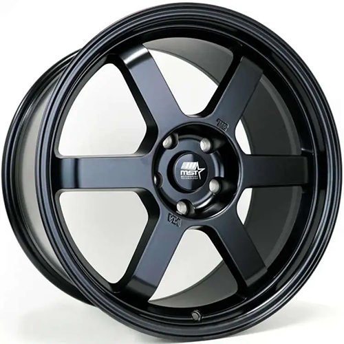 MST Flow Formed Time Attack Matte Black - Part Number D3-89565-40-MBK MST Flow Formed Time Attack Matte Black Photo