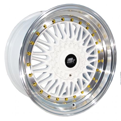 MST MT13 White W/ Machined Lip - Part Number 13-5816-20-WTGL MST MT13 White W/ Machined Lip Photo