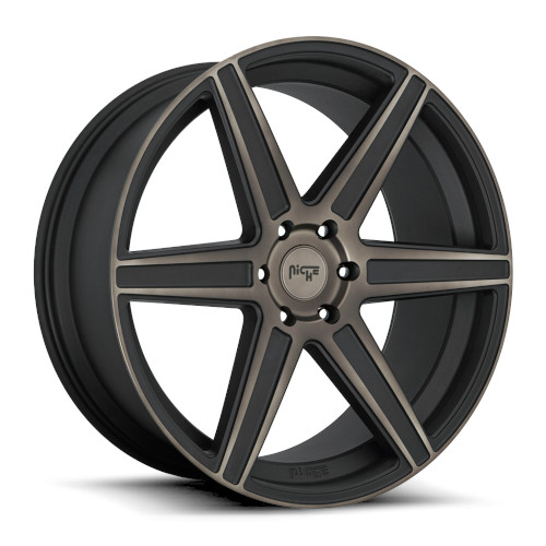 Niche Carina M236 Black W Dark Tint - Part Number M236229584+20 Niche Carina M236 Black W Dark Tint Photo