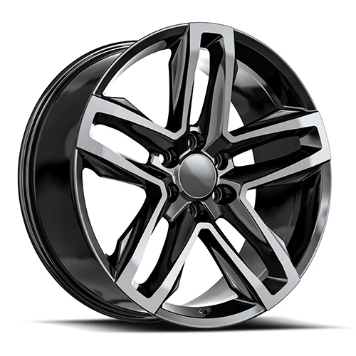OE Revolution C-24 Gloss Black Machined With Dark Tint - Part Number C24-2295024BMDT OE Revolution C-24 Gloss Black Machined With Dark Tint Photo