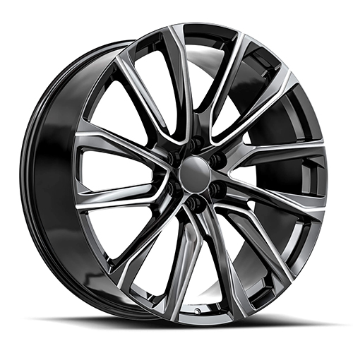 OE Revolution CAD-34 Gloss Black Milled - Part Number CAD34-2295031GBM-I OE Revolution CAD-34 Gloss Black Milled Photo