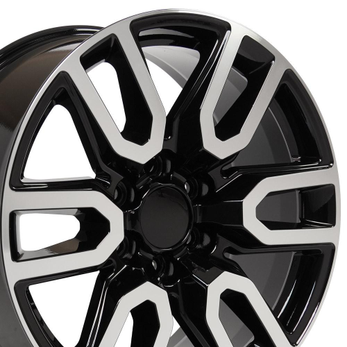 OE Wheels Cv36 Black Machined