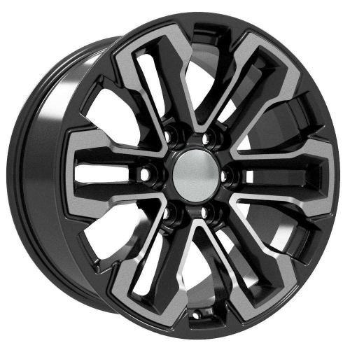 OE Wheels Cv69 Black Machined