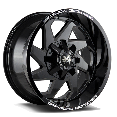 Off-Road Monster M09 Gloss Black - Part Number M09012607N44GB Off-Road Monster M09 Gloss Black Photo