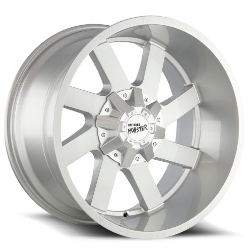 Off-Road Monster M80 Brushed Face Silver - Part Number M80412607N44BFS Off-Road Monster M80 Brushed Face Silver Photo