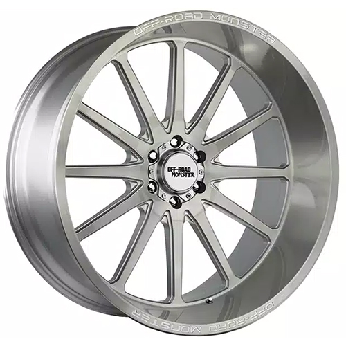Off-Road Monster M26 Silver W/ Brushed Face - Part Number M26612639N44BFS Off-Road Monster M26 Silver W/ Brushed Face Photo