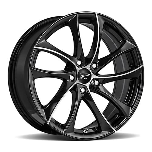Platinum Gyro 438 Gloss Black W/ Diamond Cut - Part Number 438-8844U+40 Platinum Gyro 438 Gloss Black W/ Diamond Cut Photo