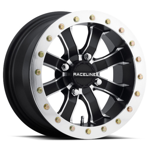 Raceline A71 UTV Mamba Beadlock Black Machined - Part Number A7147056-43 Raceline A71 UTV Mamba Beadlock Black Machined Photo