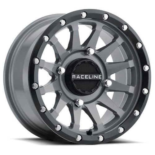 Raceline A95 UTV Trophy Beadlock Stealth Gray - Part Number A95SG-47011+10 Raceline A95 UTV Trophy Beadlock Stealth Gray Photo