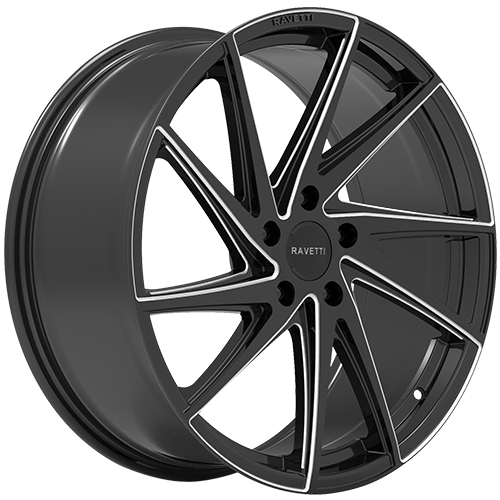 Ravetti RAV-M10 Black Milled - Part Number RAV-M10-2865BMW Ravetti RAV-M10 Black Milled Photo