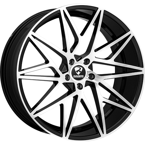 Ravetti RAV-M5 Black Machined - Part Number RAV-M5-22165BM Ravetti RAV-M5 Black Machined Photo