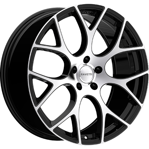 Ravetti RAV-M8 Black Machined - Part Number RAV-M8-2865BM Ravetti RAV-M8 Black Machined Photo