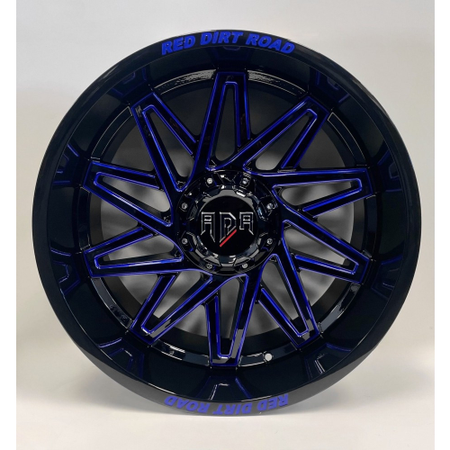 Red Dirt Road Rd28 Black Milled w/ Blue Tint