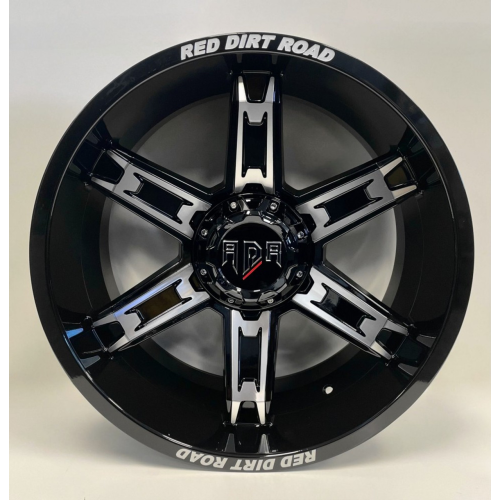 Red Dirt Road RD29 Black Machined w/ Machined Lettering