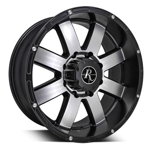 Remington 8-Point Satin Black W/ Machined Face - Part Number EP1270495SBM Remington 8-Point Satin Black W/ Machined Face Photo