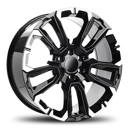 Replica 1 RP31 Gloss Black W/ Machined Accents - Part Number RP-312410C639+31BM Replica 1 RP31 Gloss Black W/ Machined Accents Photo