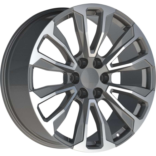 Replica Wheels 204 Gunmetal Machined
