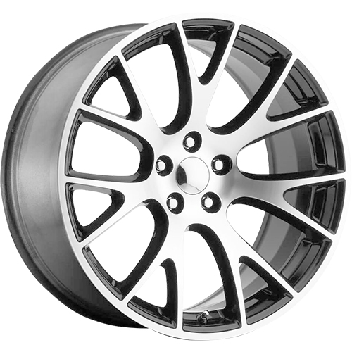 Replica Wheels REP218 Black Machined - Part Number REP218-2964BM Replica Wheels REP218 Black Machined Photo