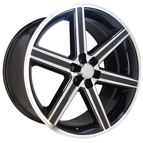 Replica Wheels REP248 Black Machined - Part Number REP248-22968BM Replica Wheels REP248 Black Machined Photo