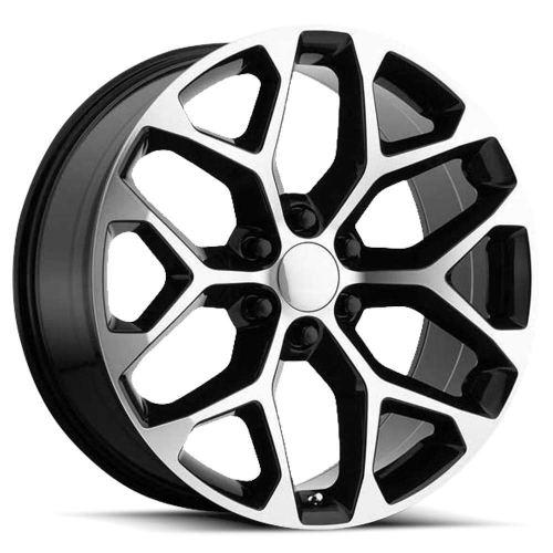 Replica Wheels Rs12 Gloss Black Machined