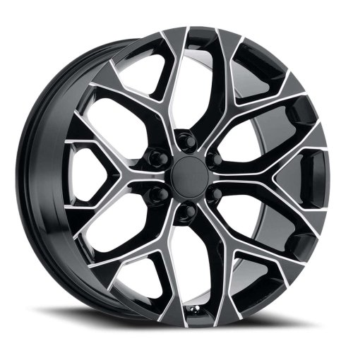 Replica Wheels Rs12 Gloss Black Milled