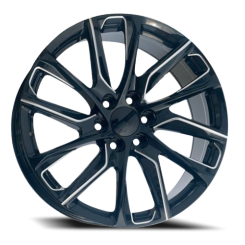 Replica Wheels Rs14 Gloss Black Milled