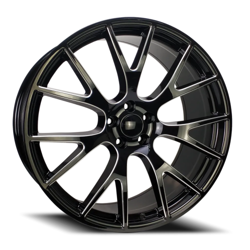 Replica Wheels Rs15 Gloss Black Milled