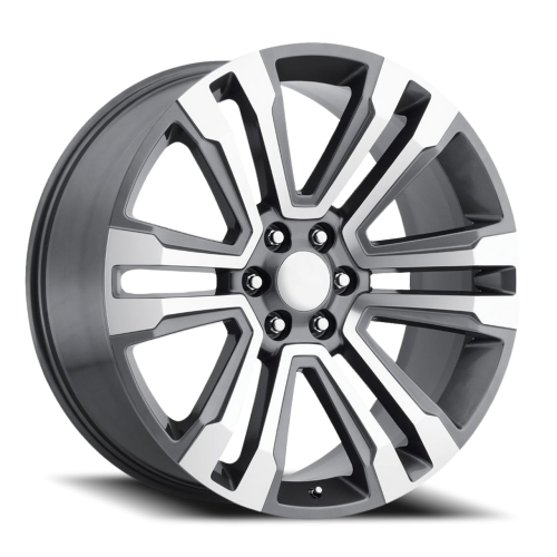 Replica Wheels Rs72 Gun Metal Machined