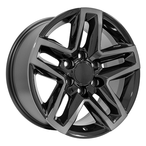 OE Wheels Chevrolet Silverado 1500 CV34B Black Machined W/ Tinted Clear - Part Number CV34B-20090-6550-26MBT OE Wheels Chevrolet Silverado 1500 CV34B Black Machined W/ Tinted Clear Photo