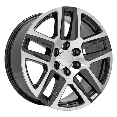OE Wheels Chevrolet Silverado 1500 CV63 Gunmetal Machined - Part Number CV63-22090-6550-28MG OE Wheels Chevrolet Silverado 1500 CV63 Gunmetal Machined Photo