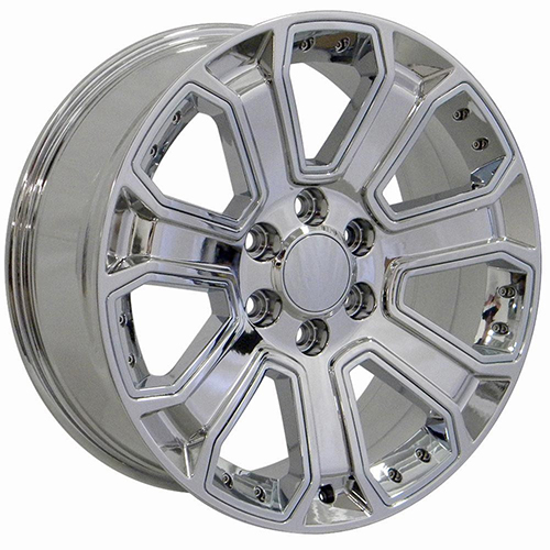 OE Wheels Chevrolet Silverado CV93B Chrome W/ Chrome Inserts - Part Number CV93B-22090-6550-24C-ic OE Wheels Chevrolet Silverado CV93B Chrome W/ Chrome Inserts Photo