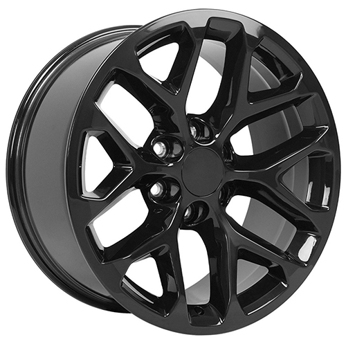 OE Wheels Chevrolet Silverado CV98 Gloss Black - Part Number CV98-22090-6550-24B OE Wheels Chevrolet Silverado CV98 Gloss Black Photo