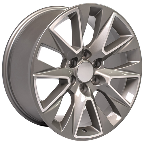 OE Wheels Chevrolet Silverado LTZ CV26 Silver Machined - Part Number CV26-20090-6550-28MS OE Wheels Chevrolet Silverado LTZ CV26 Silver Machined Photo