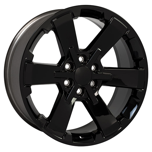 OE Wheels Chevrolet Silverado Rally CV41B Gloss Black - Part Number CV41B-22090-6550-24B OE Wheels Chevrolet Silverado Rally CV41B Gloss Black Photo