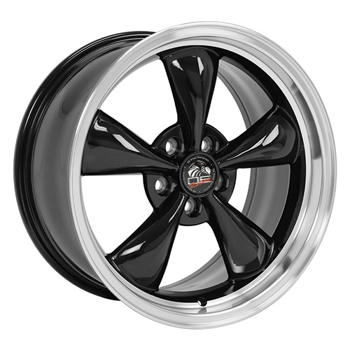 OE Wheels Ford Mustang Bullit FR01 Black W/ Machined Lip - Part Number FR01-18090-5450-24BM OE Wheels Ford Mustang Bullit FR01 Black W/ Machined Lip Photo