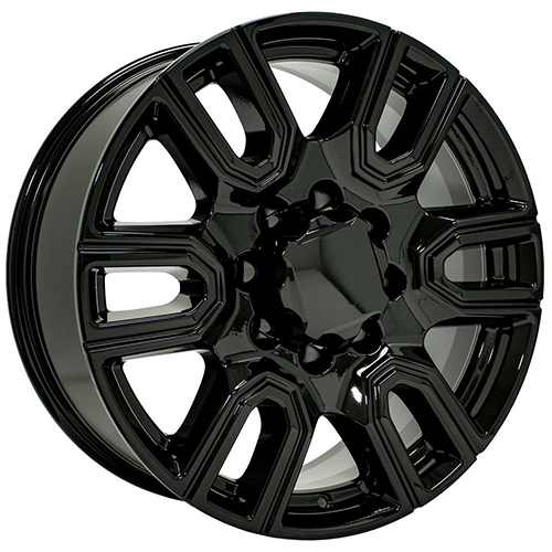 OE Wheels GMC Sierra 2500/3500 CV96A Gloss Black - Part Number CV96A-20085-8650-12B OE Wheels GMC Sierra 2500/3500 CV96A Gloss Black Photo