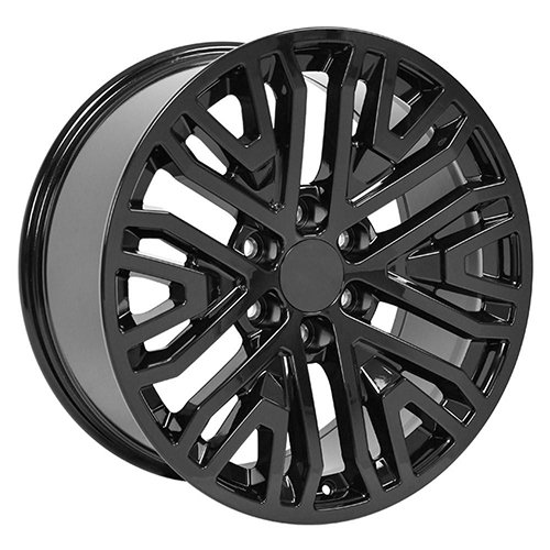 OE Wheels GMC Sierra CV37 Gloss Black - Part Number CV37-20090-6550-28B OE Wheels GMC Sierra CV37 Gloss Black Photo
