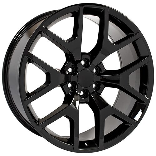 OE Wheels GMC Sierra CV92 Gloss Black - Part Number CV92-24100-6550-31B OE Wheels GMC Sierra CV92 Gloss Black Photo