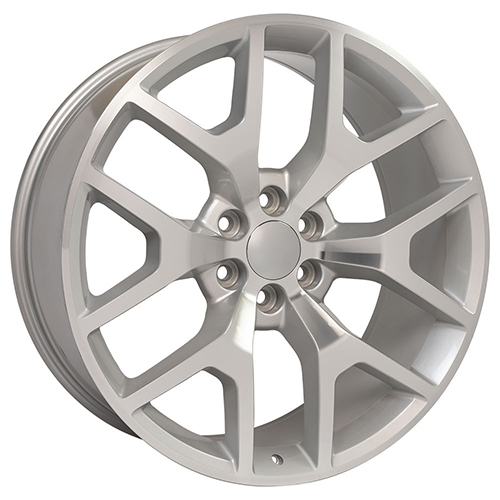 OE Wheels GMC Sierra CV92 Silver Machined - Part Number CV92-24100-6550-31MS OE Wheels GMC Sierra CV92 Silver Machined Photo