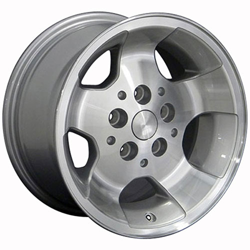 OE Wheels Jeep Wrangler JP08 Silver Machined - Part Number JP08-15080-5450-25MS OE Wheels Jeep Wrangler JP08 Silver Machined Photo
