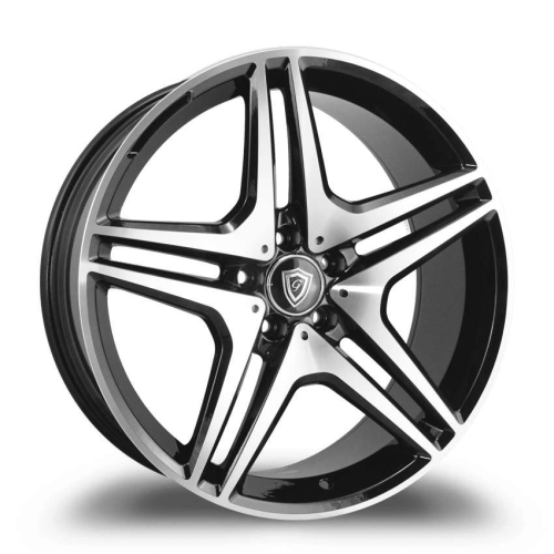 Replica Wheels R5055 Black Machined