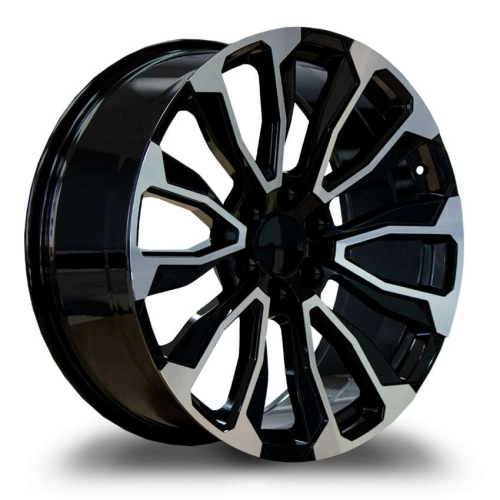 Replica Wheels R671 Gloss Black Machined